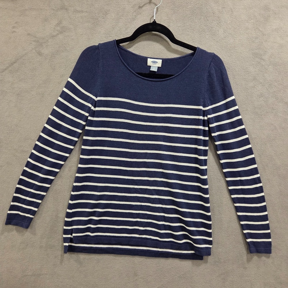 Old Navy Stripped Sweater Women's‎ Size Small Warm Cozy Comfy Casual Nautical